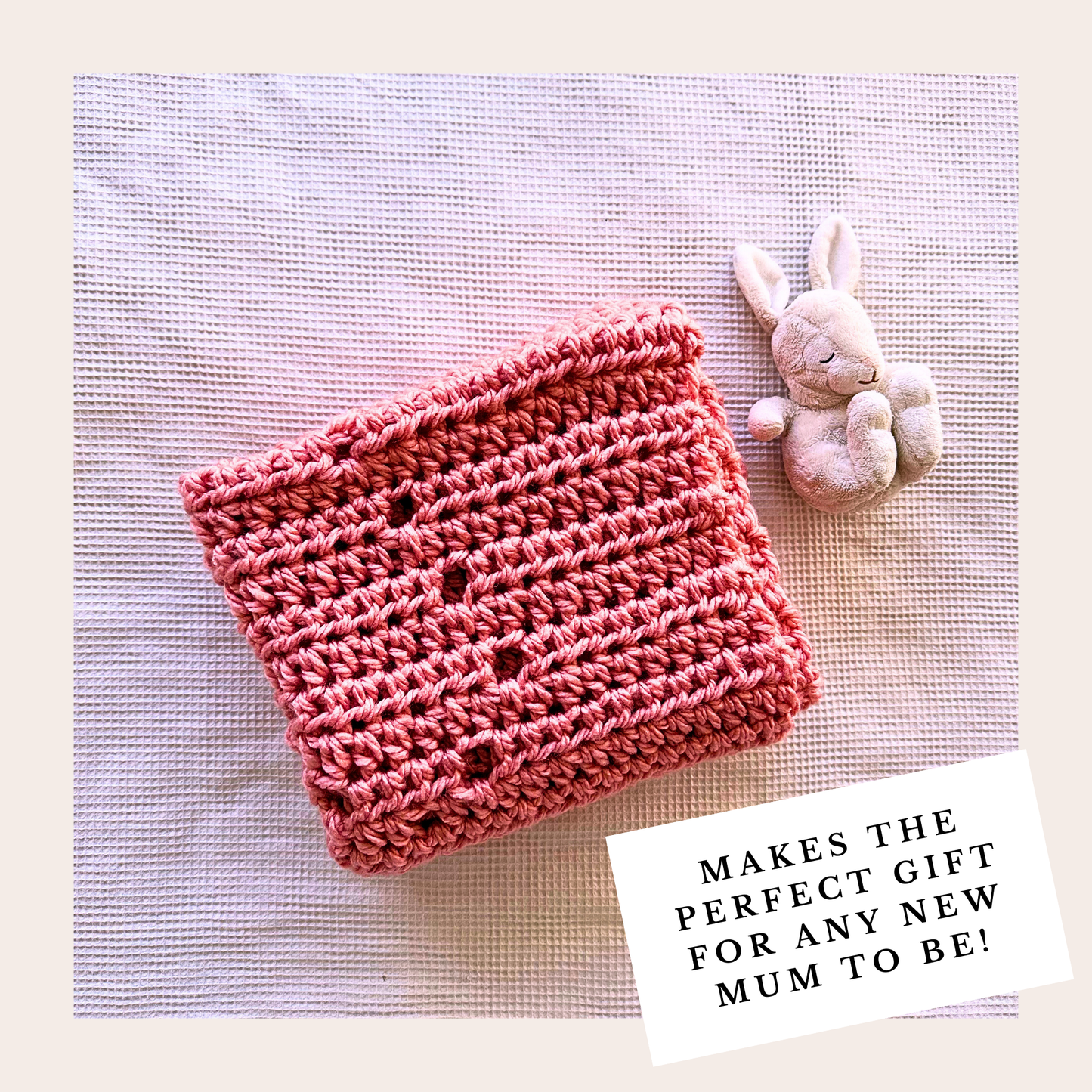 Hidden Heart Baby Blanket - Digital Crochet Pattern