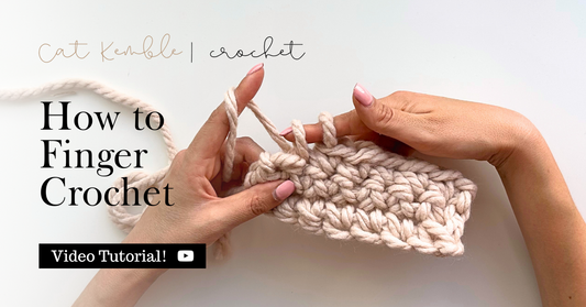 Get Hooked on the Latest Trend: Learn How to Finger Crochet!