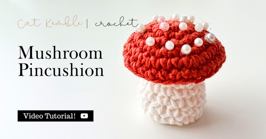 Crochet Mushroom Pincushion