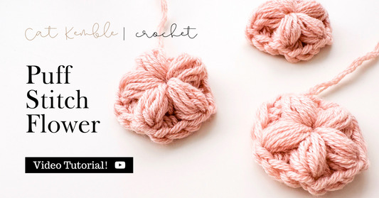 Crochet Puff Stitch Flower