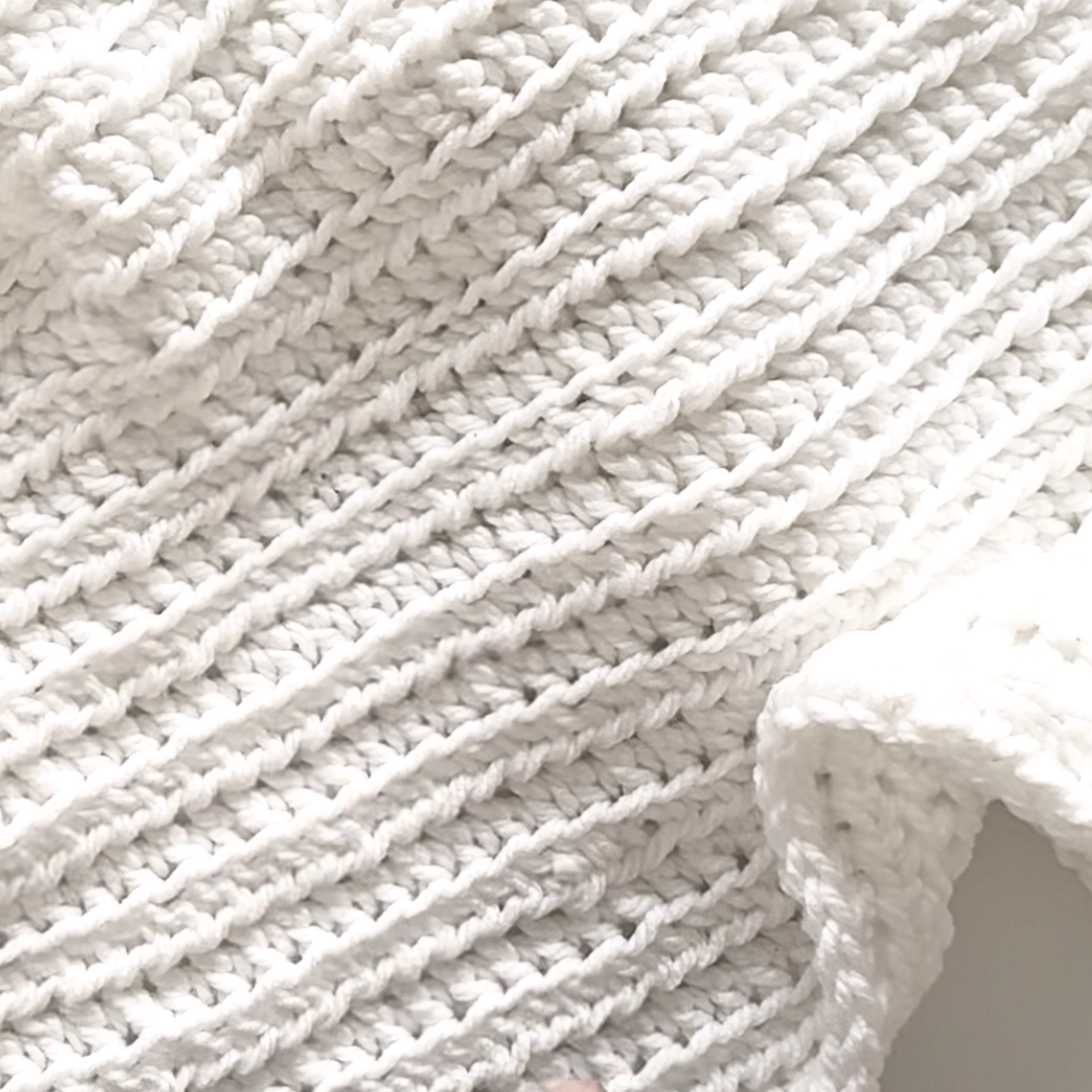 Chunky Ribbed Baby Blanket Digital Crochet Pattern – Cat Kemble