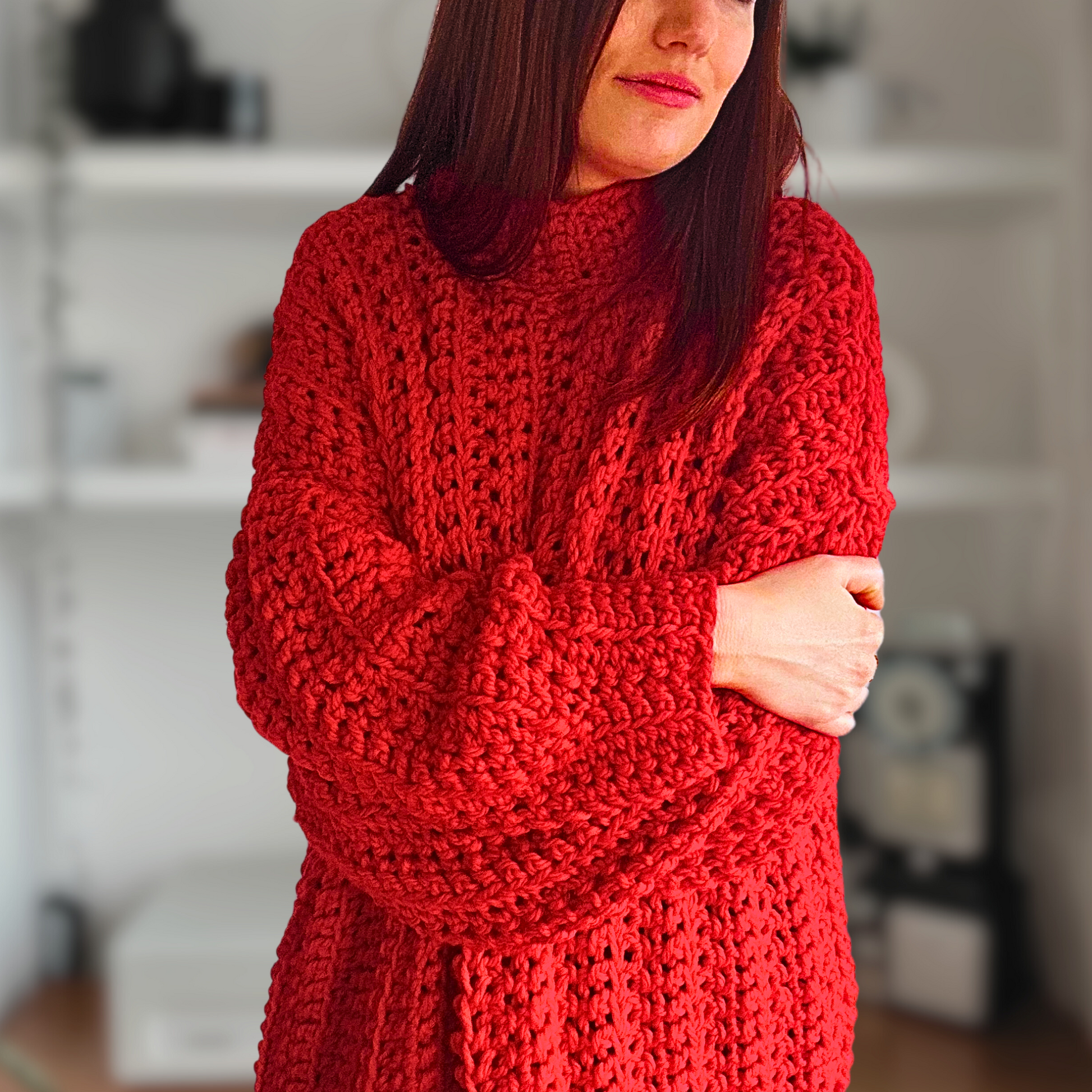 Knit Oversized Jumper Crochet Pattern Crochet Cable Knit Sweater