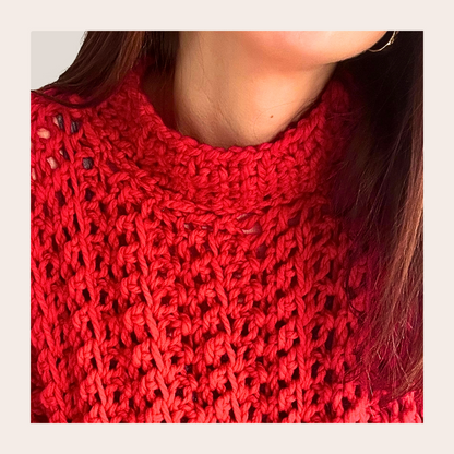 Claudia Winkleman Inspired Jumper - Digital Crochet Pattern