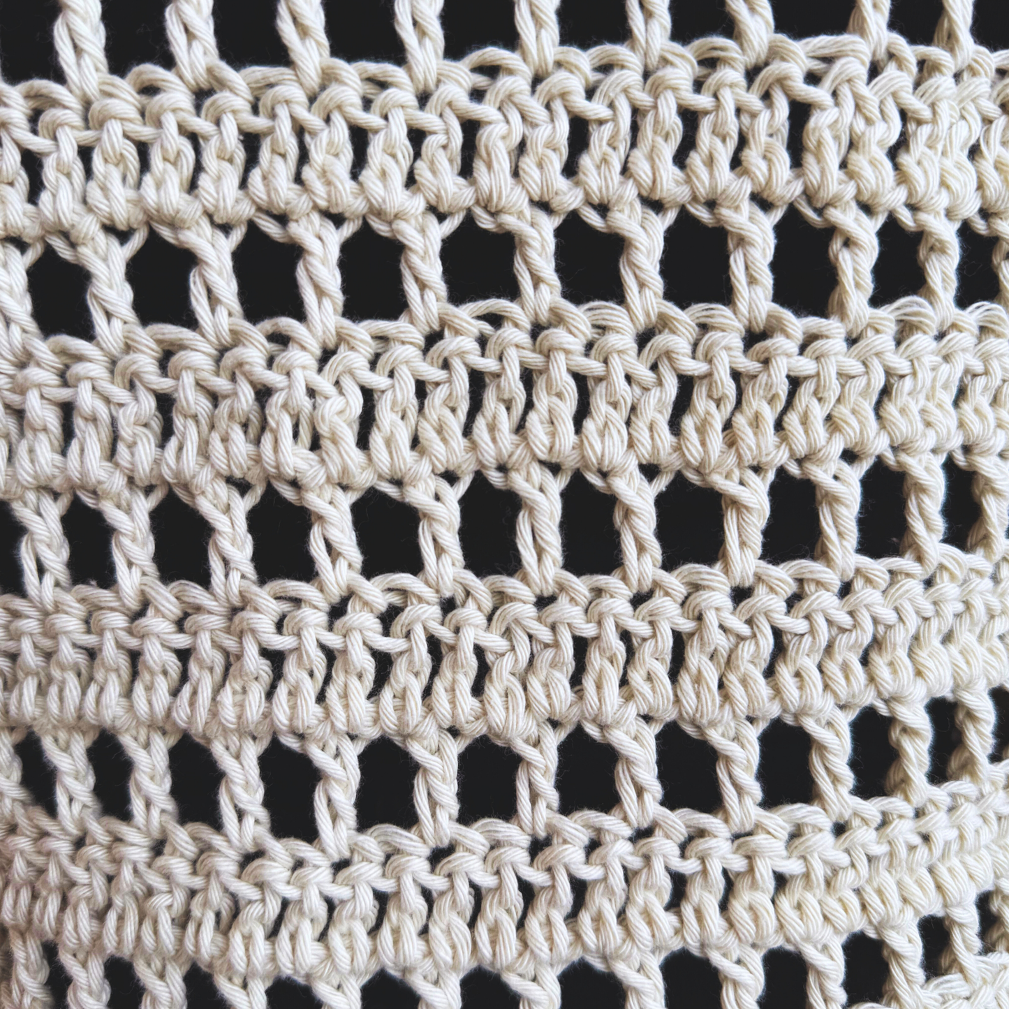 Cotton Mesh Cardigan - Digital Crochet Pattern