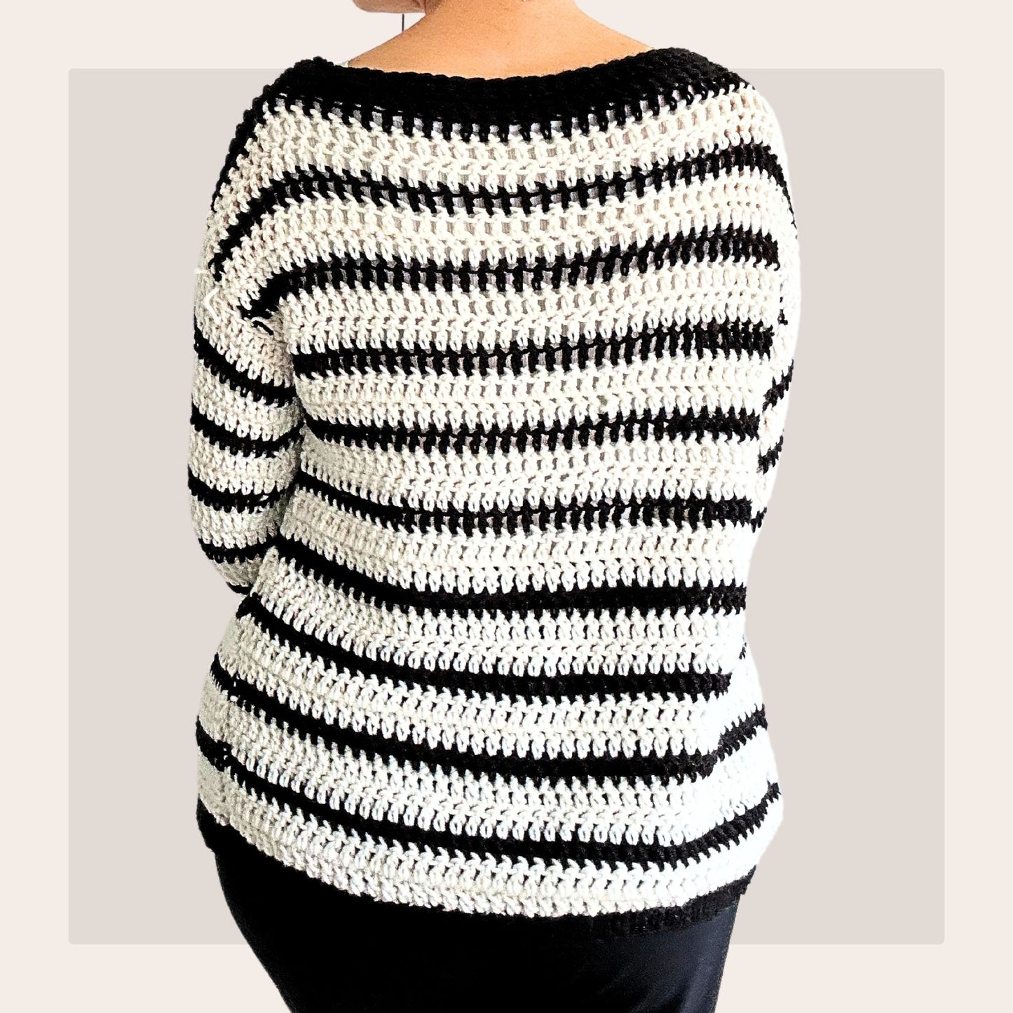 Stripy Cardigan - Digital Printable Crochet Pattern