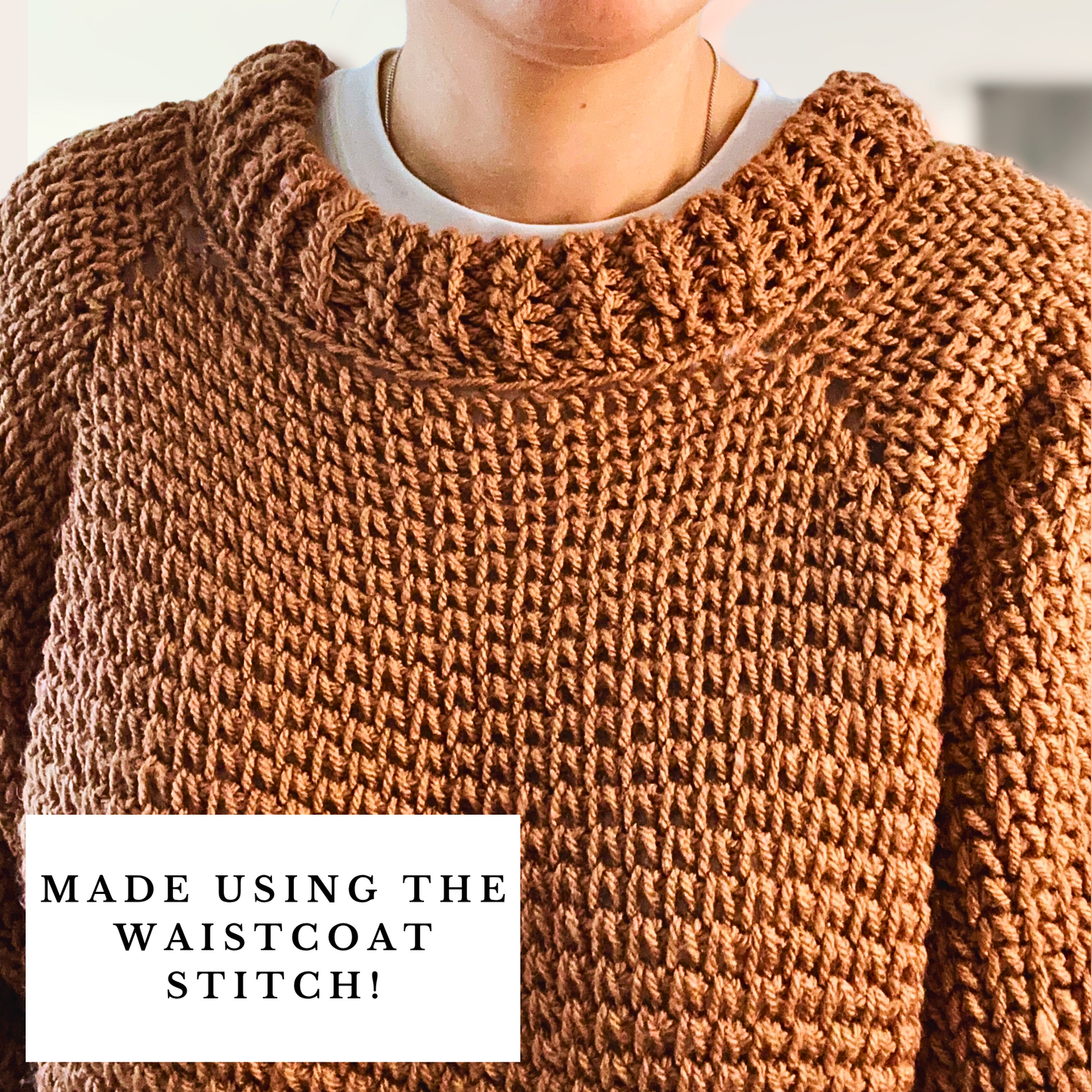 Chunky Raglan Sweater - Digital Crochet Pattern