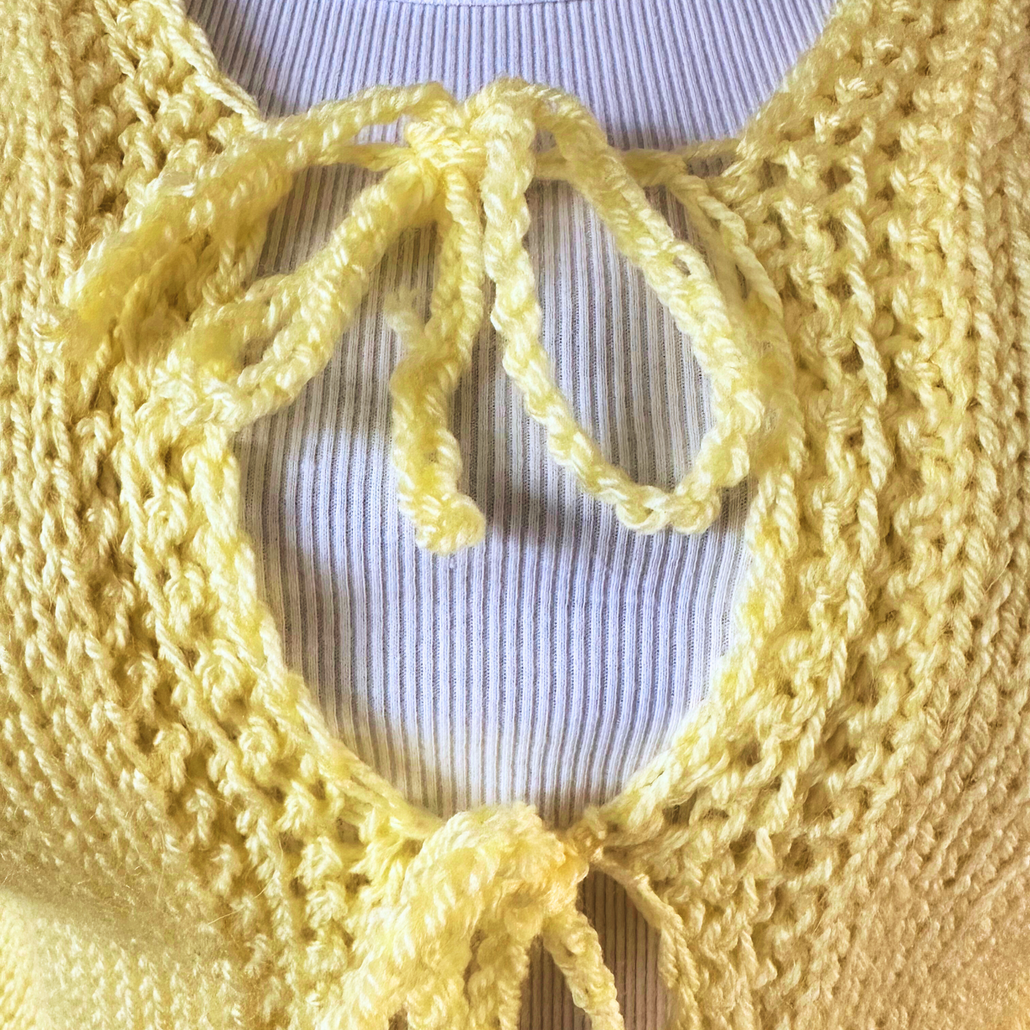 Tie Front Cardigan - PDF Knitting Machine Pattern